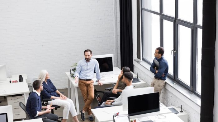 Happy Young People Group